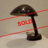 Marianne BRANDT (1893 – 1983), lampe en bakélite rouge
