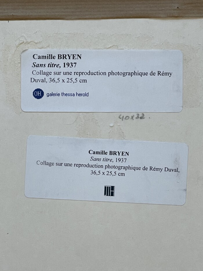 Camille BRYEN, collage constructiviste sur nu photographique par Rémy Duval – Image 9
