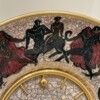 Jean L. MAYODON, Hour LAVIGNE, plat en céramique monté en pendule murale, circa 1950 – Image 6
