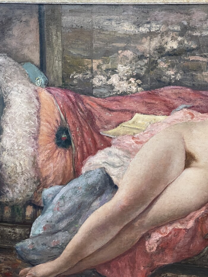 Yasushi TANAKA (1886-1941), "Nina", Huile sur toile, Paris,1928 – Image 5