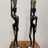 Paire de statuettes de porteuses d’eau,  d’après Karl HAGENAUER, circa 1970 – Image 6