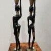 Paire de statuettes de porteuses d’eau,  d’après Karl HAGENAUER, circa 1970 – Image 5
