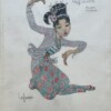 Léa LAFUGIE (1890-1972), gouache d'une danseuse Birmane – Image 3
