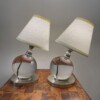 Jacques ADNET (1900-1984), lampes boule de cristal pour Baccarat – Image 2