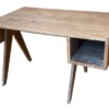 Bureau vernis en teck, Pierre Jeanneret (1896-1967)