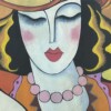 "Femme à la cigarette", Hugo Scheiber (1873-1950) – Image 3