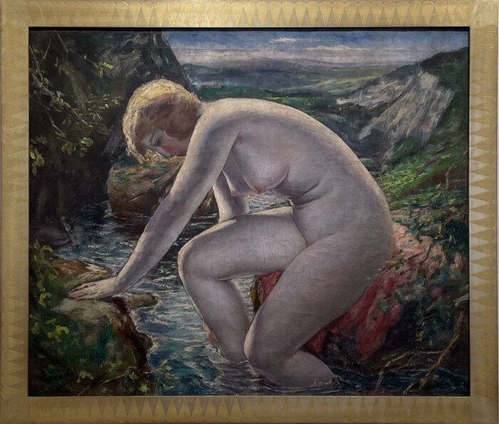 "Le bain", Yasushi Tanaka (1886-1941)