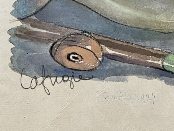 "La fumeuse d'opium" Léa Lafugie (1890-1972) – Image 3