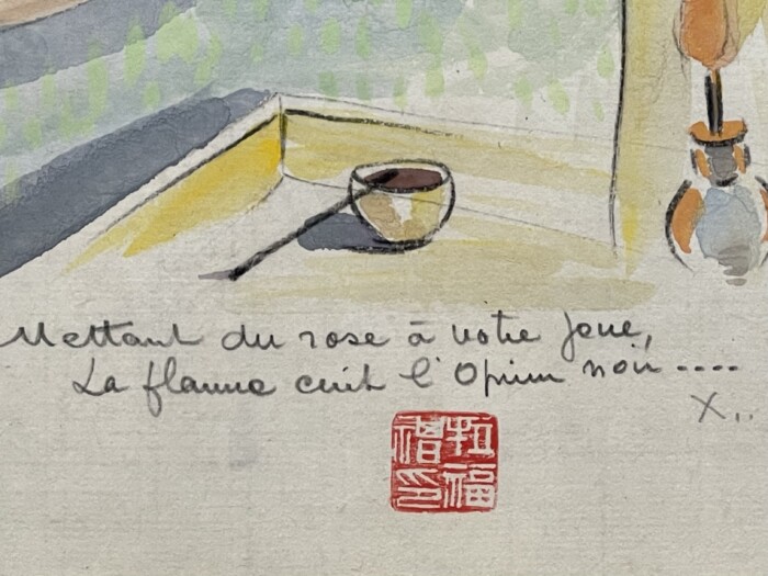"La fumeuse d'opium" Léa Lafugie (1890-1972) – Image 4