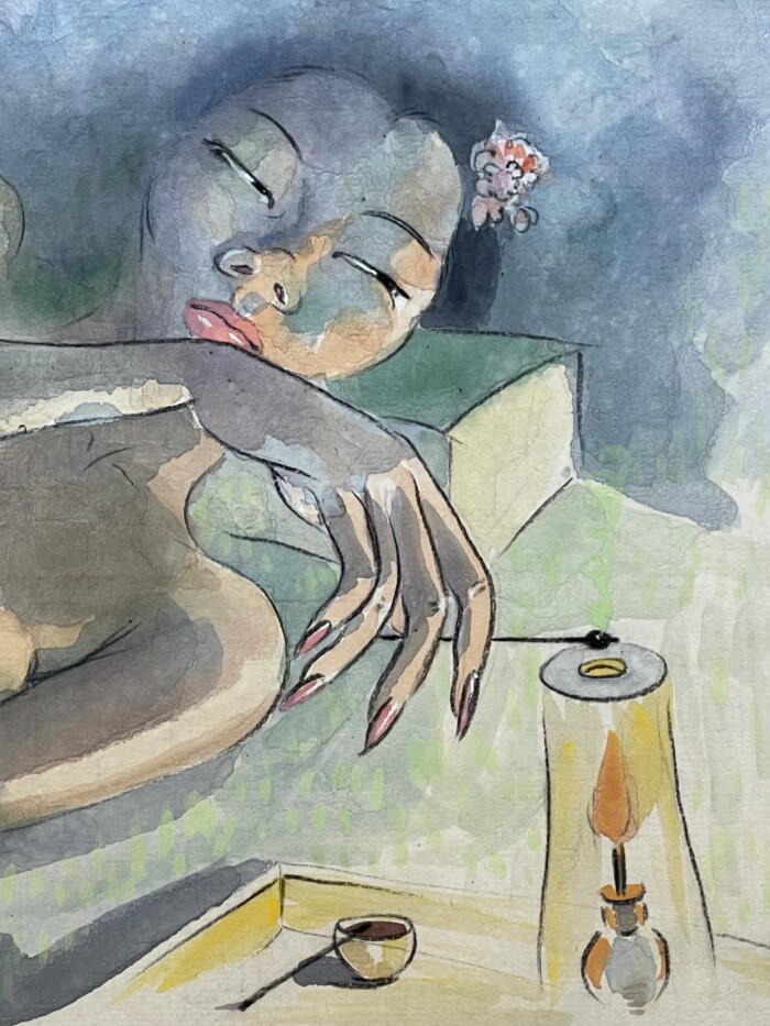 "La fumeuse d'opium" Léa Lafugie (1890-1972) – Image 7