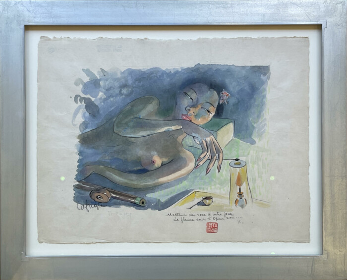 "La fumeuse d'opium" Léa Lafugie (1890-1972)