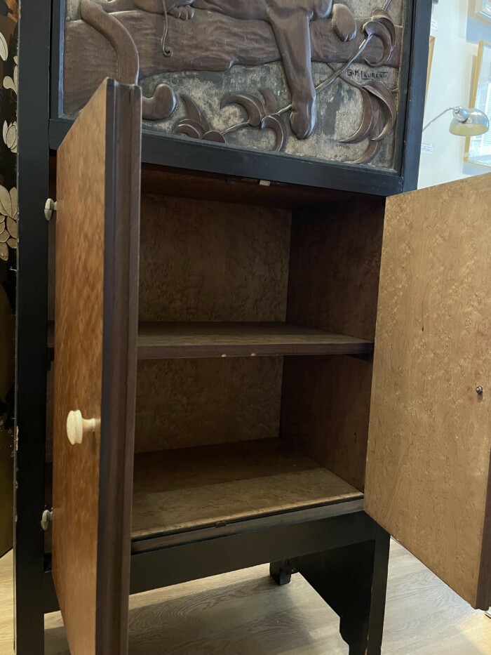 Cabinet en bois noirci, Georges Henri Laurent (1880-1940) – Image 6