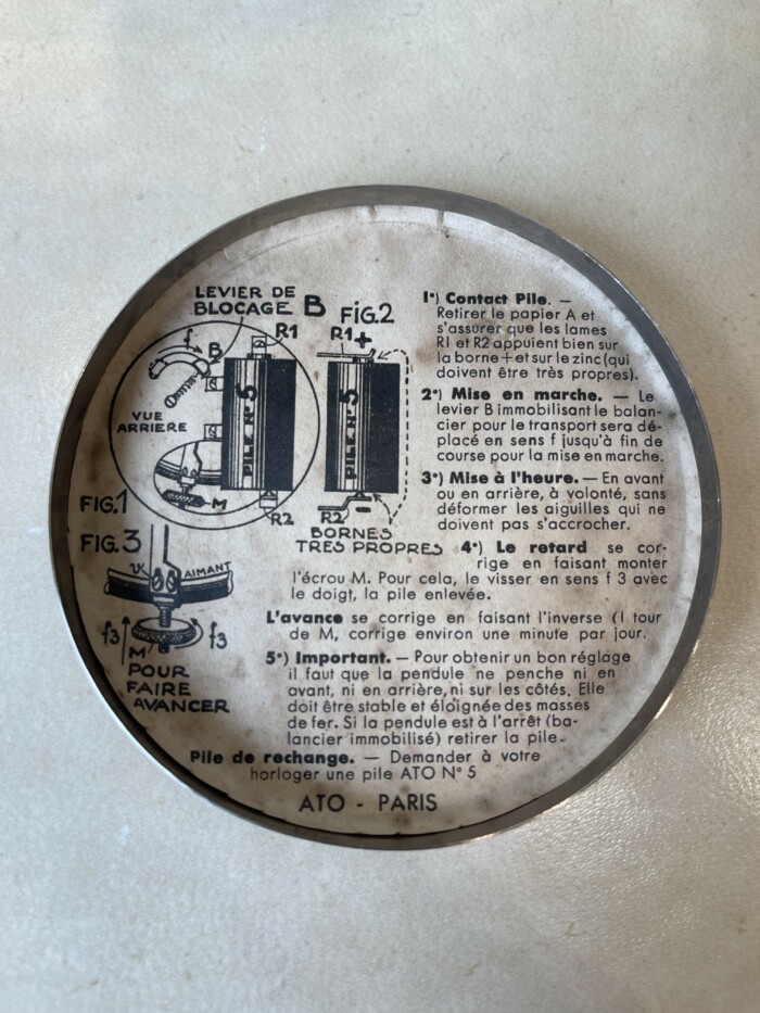 Pendule de table électrique ATO – Image 6