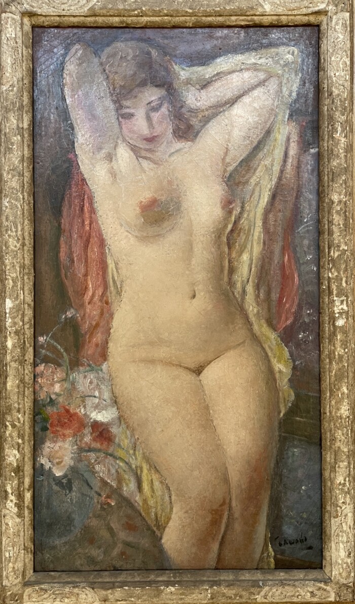 Modèle posant, Yasushi Tanaka (1886-1941)