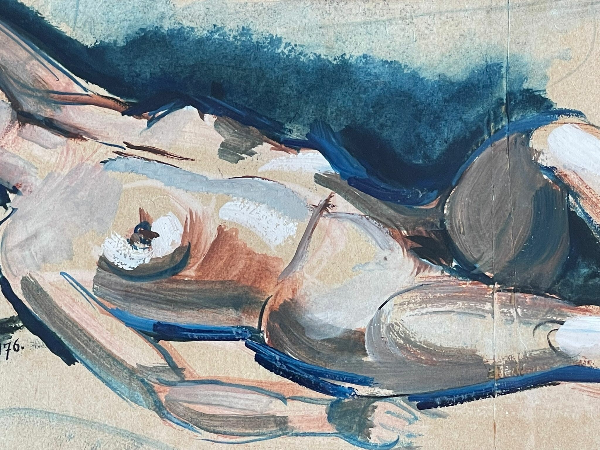 Henry de Waroquier (1881–1970) « Nu allongé » – Image 4