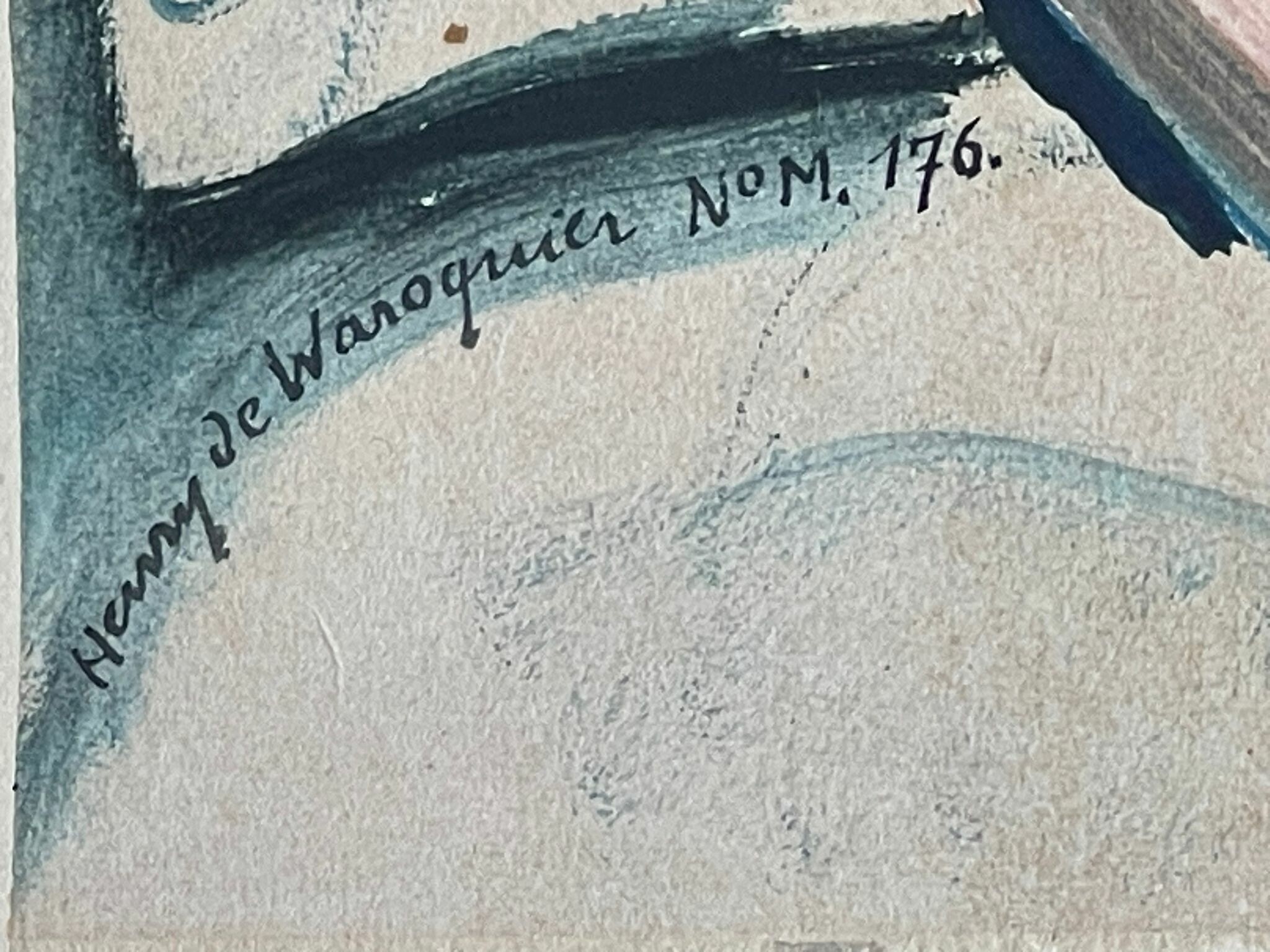 Henry de Waroquier (1881–1970) « Nu allongé » – Image 10
